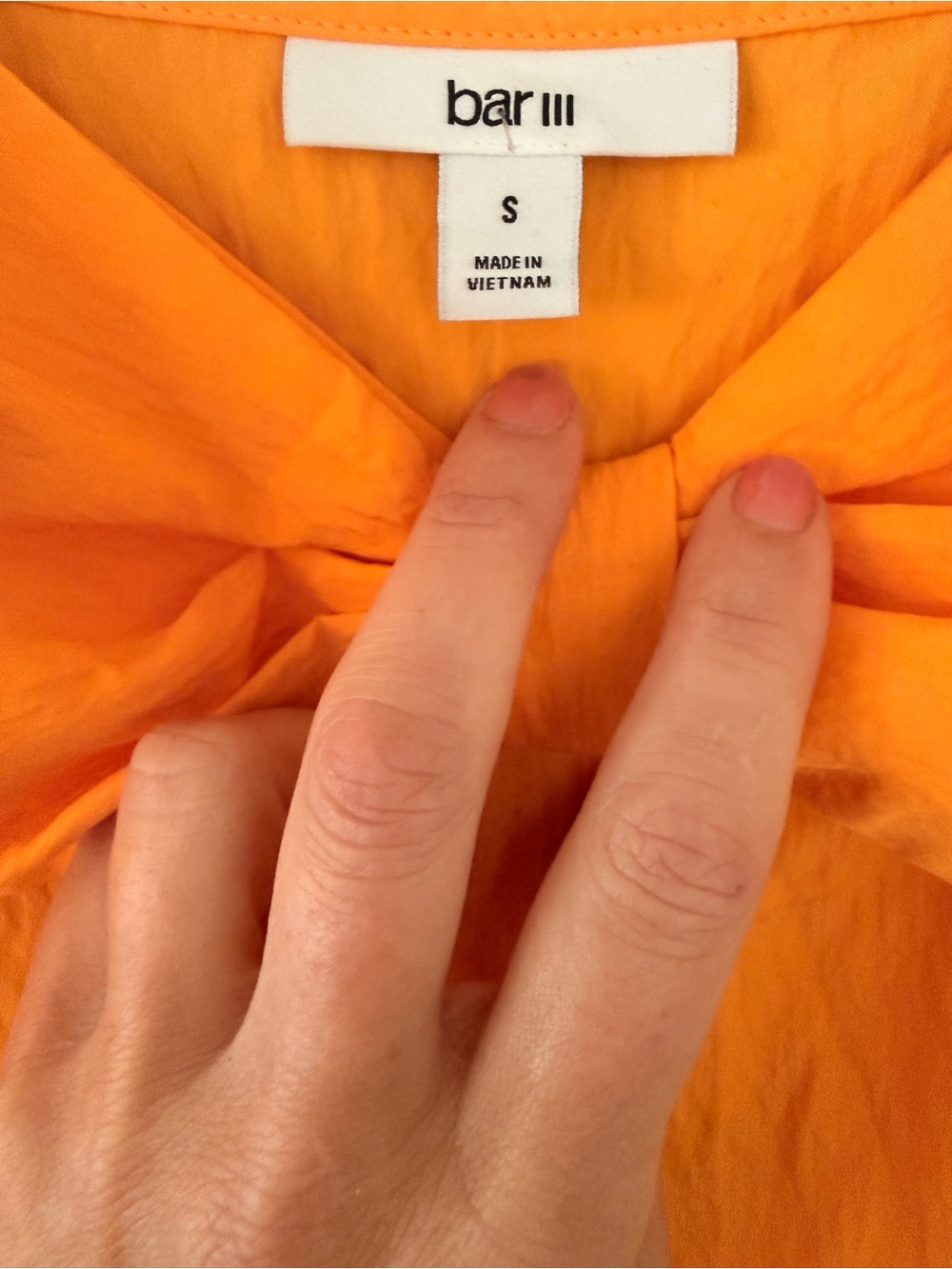 Orange Cami Coastal Bow Top NWT size S NWT - Picture 3 of 6